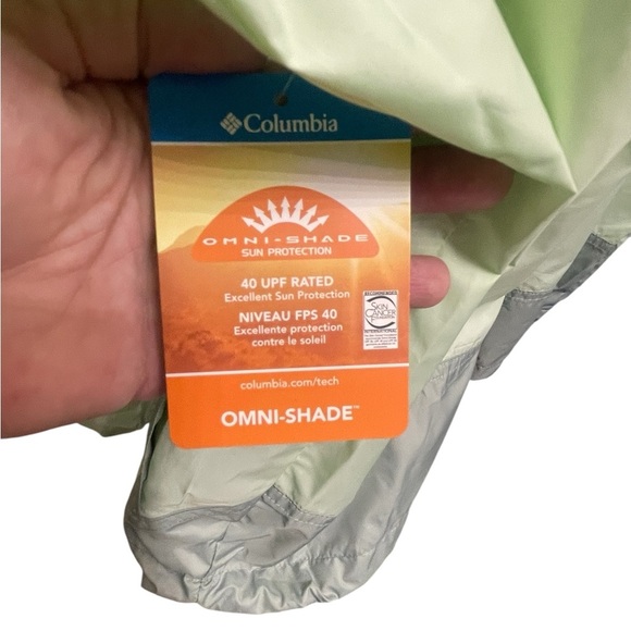💚🩶NWT Columbia Men's Two-Tone Utility Jacket Omni-shade size XL. Beautiful Mint! - Picture 5 of 7